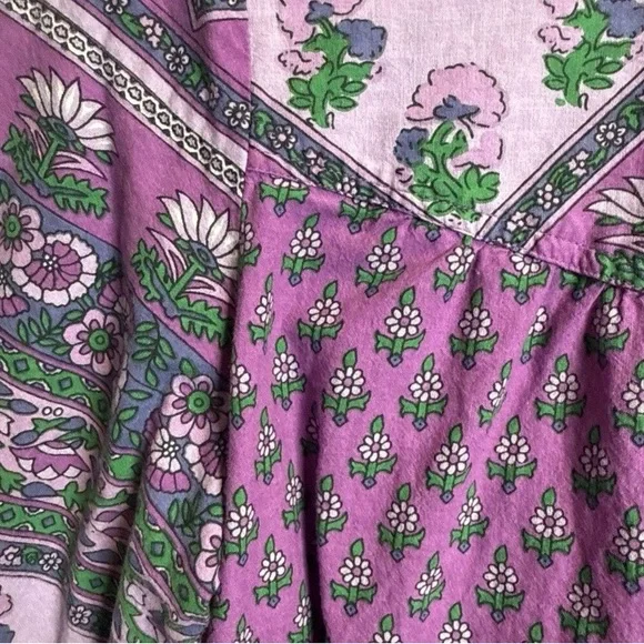 Purple block print shirt - Picture 10 of 12